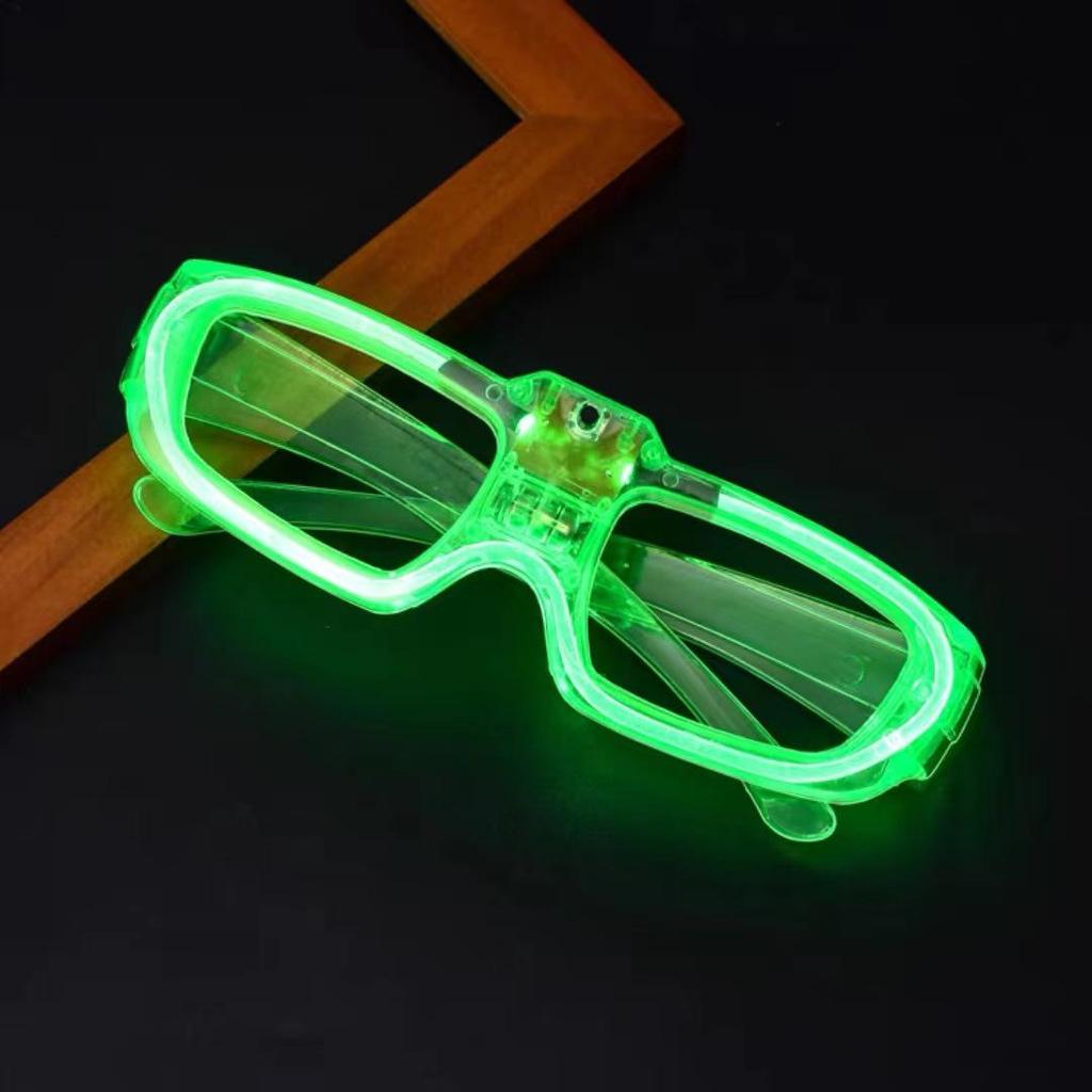 Occhiali a Lamelle Disco Illuminati - Accessori Lampeggianti per Vita Notturna Adulti