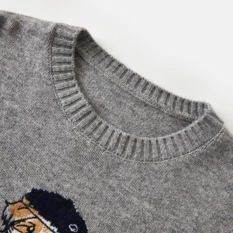 Women's Preppy Retro Round Neck Knit Sweater