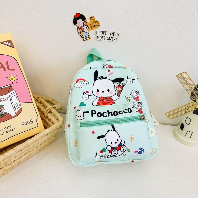 Hello Kitty Kuromi Cinnamoroll My Melody Printed Children Backpack For Daily Use