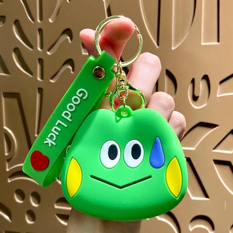 

Креативный силиконовый кошелек для монет в виде фруктов, брелок-подвеска, изящная подвеска-брелок, визитница