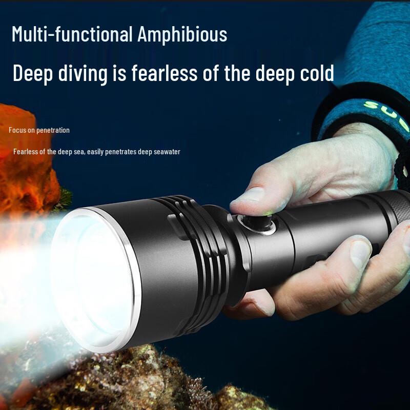 WIDE AWAKE High-Power 4-Core Diving Flashlight