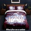Set Biancheria da Letto West Ham United Football Design 1 Copripiumino + 2 Federe Morbido Traspirante Biancheria da Letto per la Casa