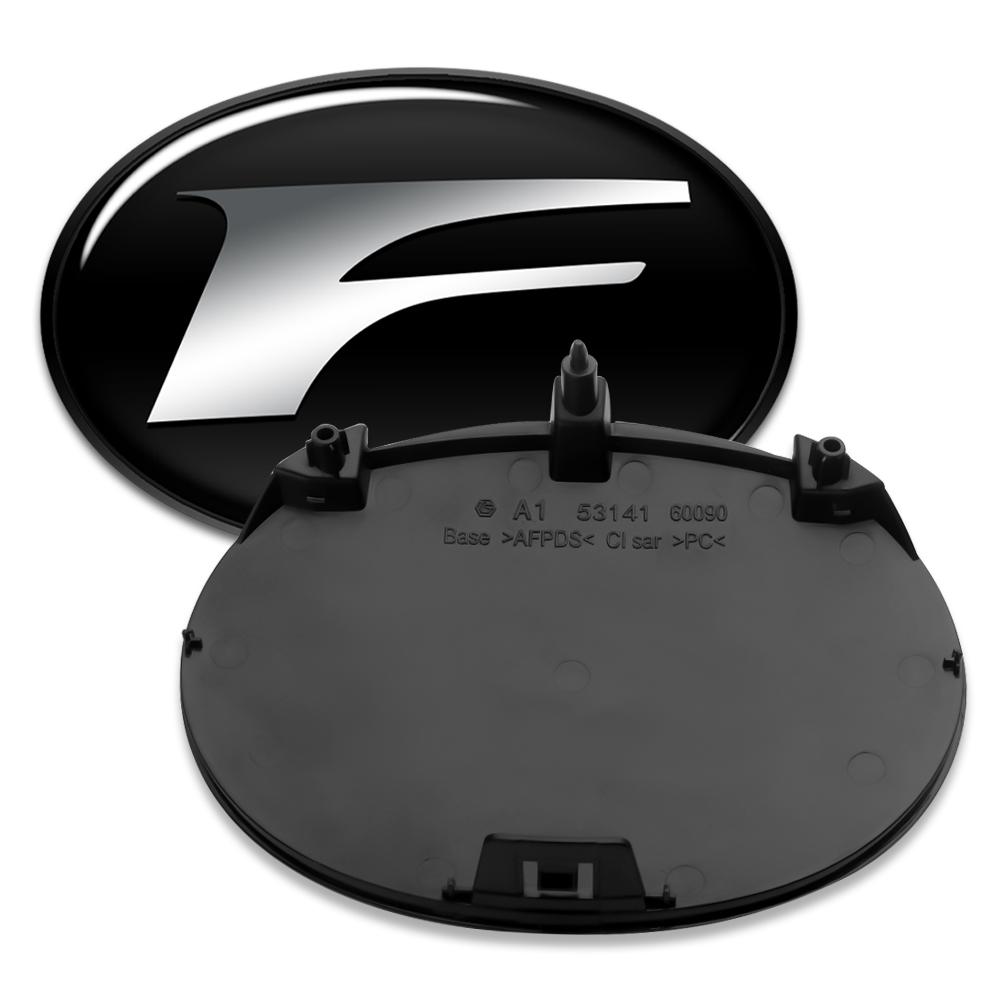 Adesivo Emblema F Sport Emblema Anteriore Emblema Centrale del Volante del Bagagliaio Posteriore per Lexus CT200 ES200 ES300 GS300 IS250 GX470 RX400