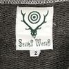 South2 West8 / Long Sleeve Pullover Sweat Jacket [Men’s M / 2 / Khaki] Made in Japan / Nepenthes S2W8(USED)