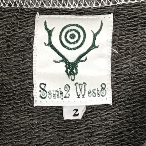 South2 West8 / Long Sleeve Pullover Sweat Jacket [Men’s M / 2 / Khaki] Made in Japan / Nepenthes S2W8(USED)