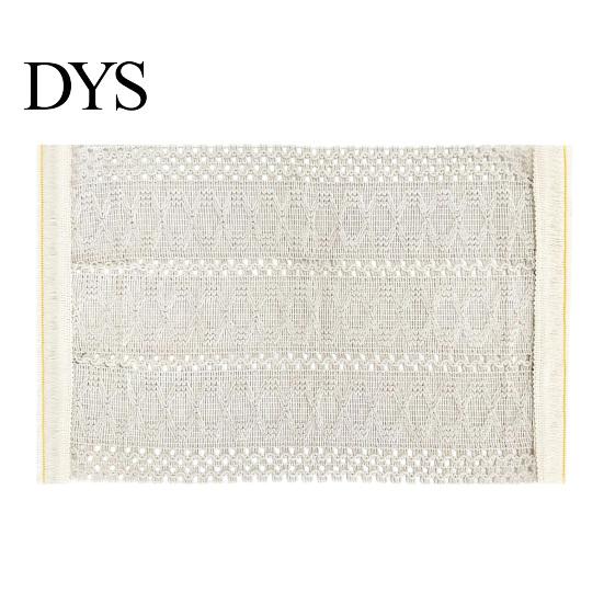 Waschbares Baumwoll-Leinen-Tischset Boho Tischläufer mit Quasten, Rustikaler Läufer, Gestreifter Vintage-Stil Wohnaccessoire Bauernhaus für Feiertagsparty Braut
