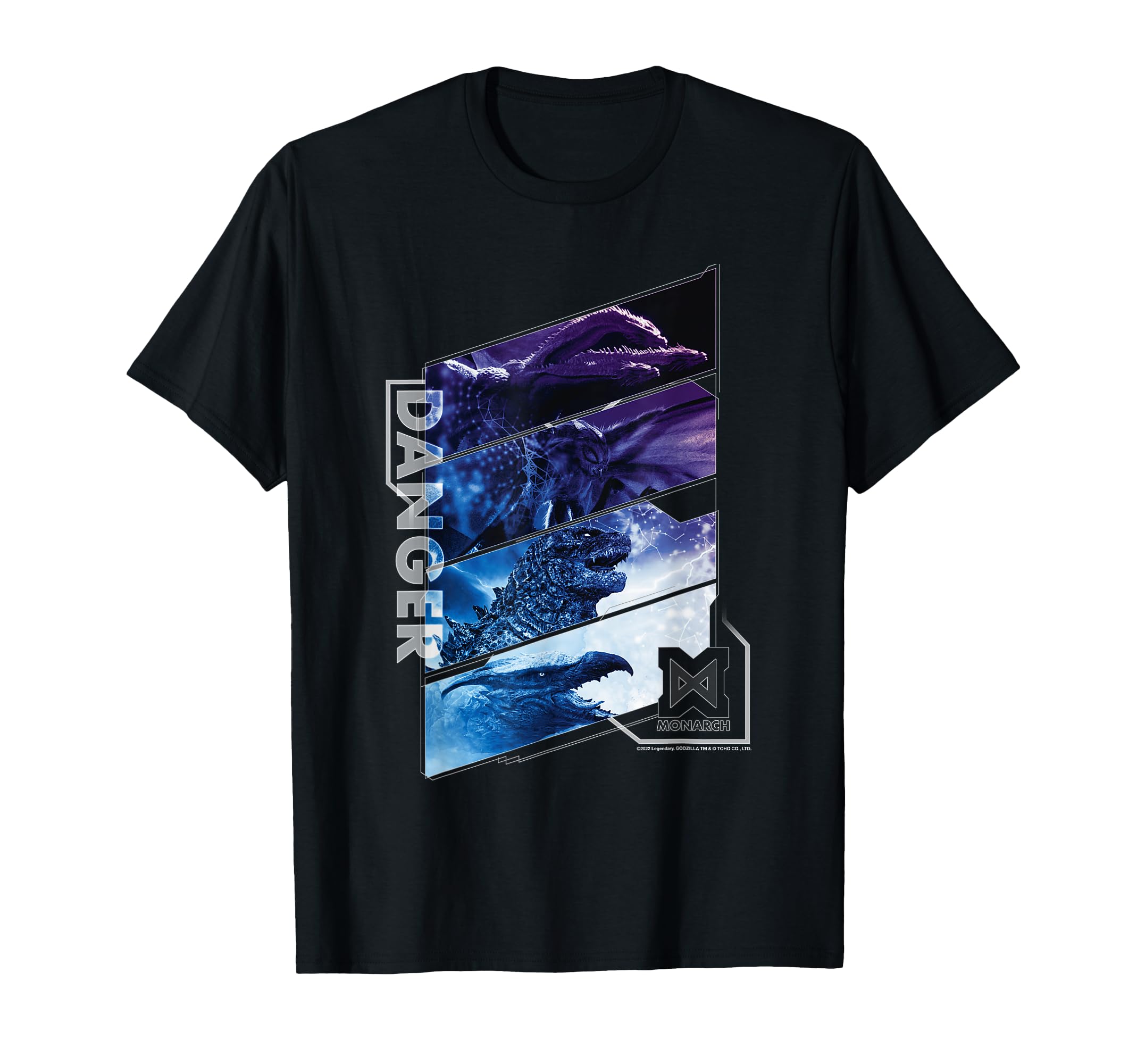 

King of the 9 GODZILLA Monsters T-shirt чёрный