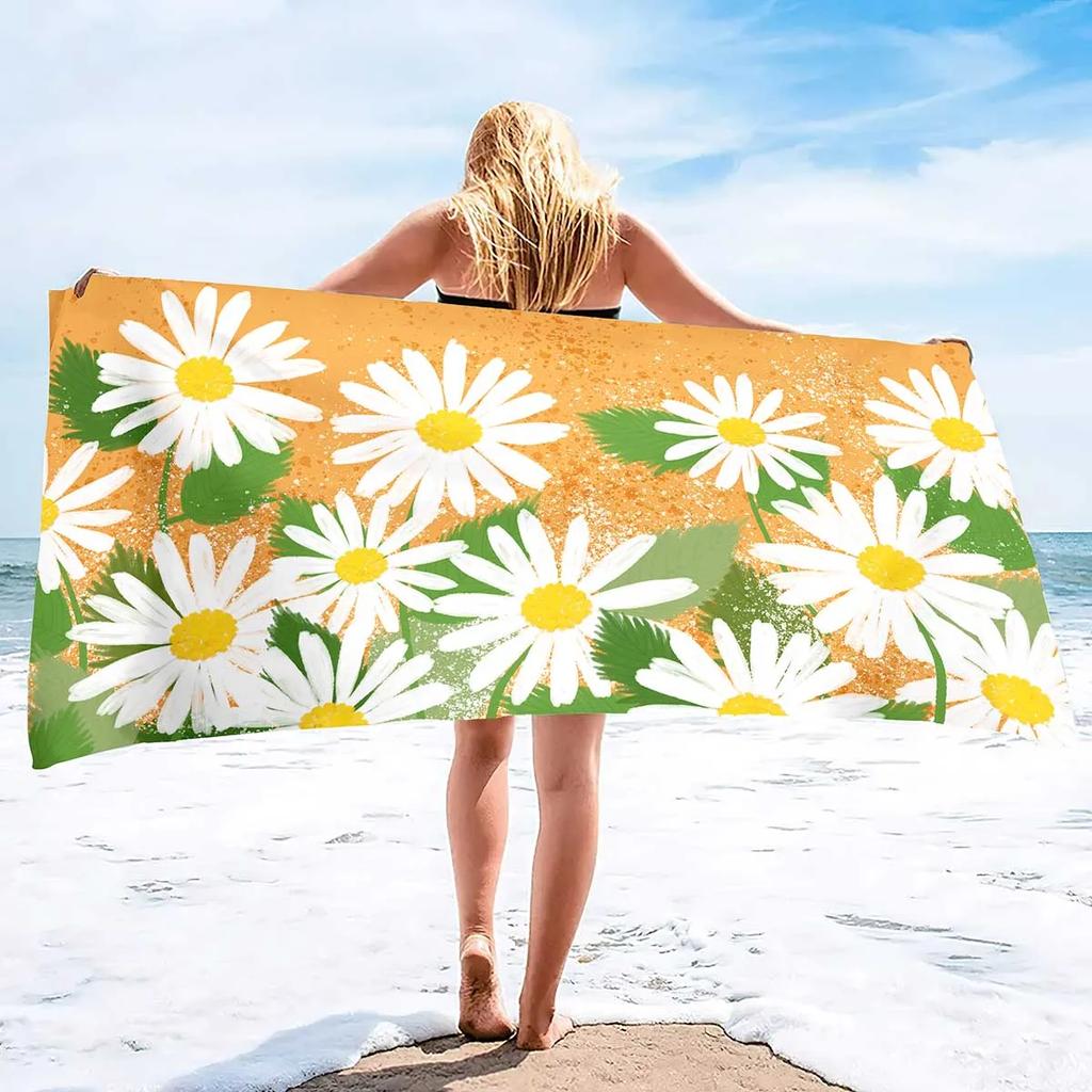 Maus Eule Tier Strandtuch Digitaldruck Dünn Schnelltrocknend Anti-Sand Mikrofaser Leicht für Schwimmen Yoga Reisen Fitnessstudio Geschenk