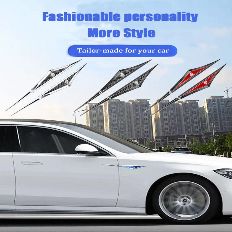2pcs Car Fender Side Blade Emblem Sticker Metal 3D L Badge For Peugeot 5008 4008 3008 GT 2008 508 408 Auto Exterior Accessories