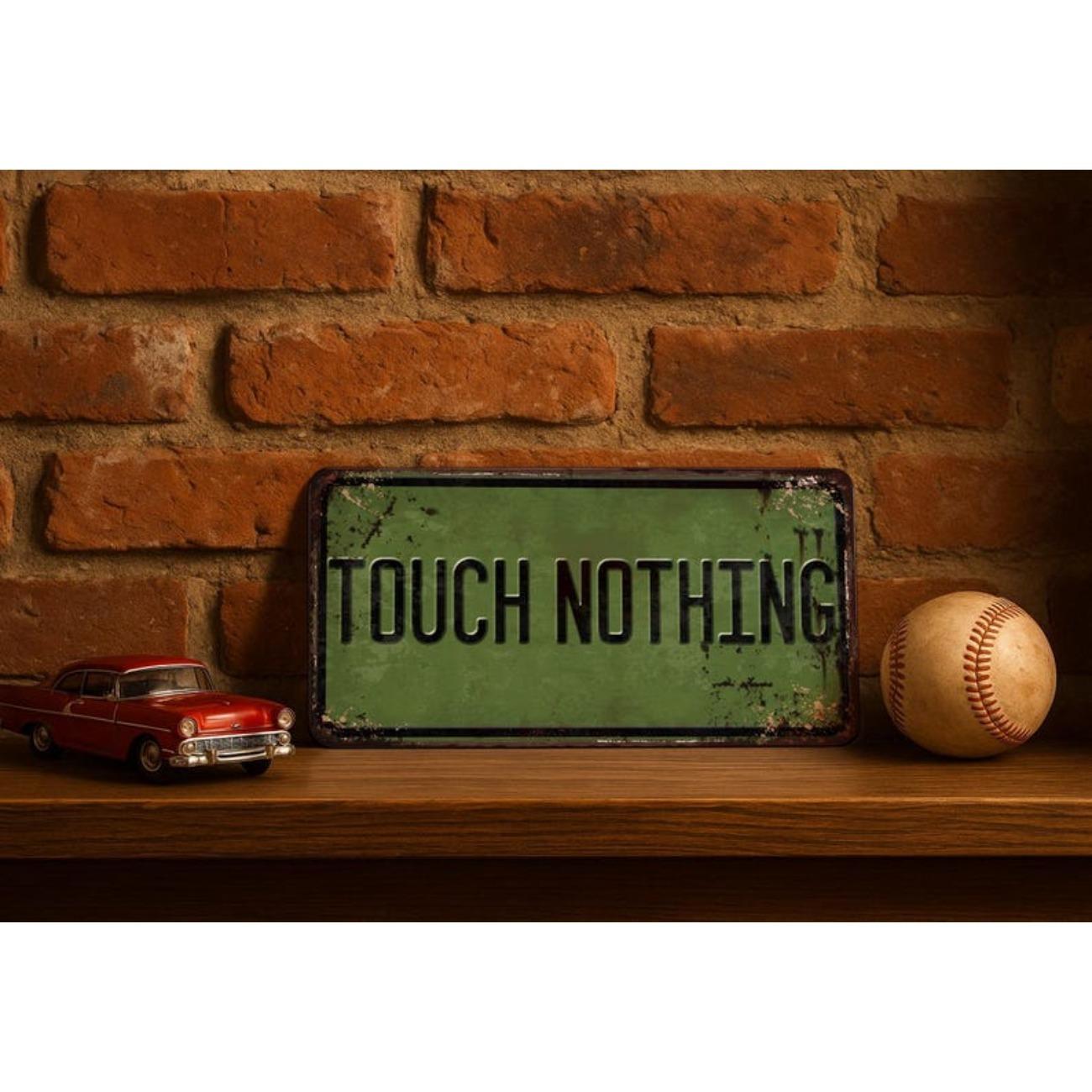 

Custom Vintage Metal Sign 15x30cm Embossed Rust Look Wall Decor зелений