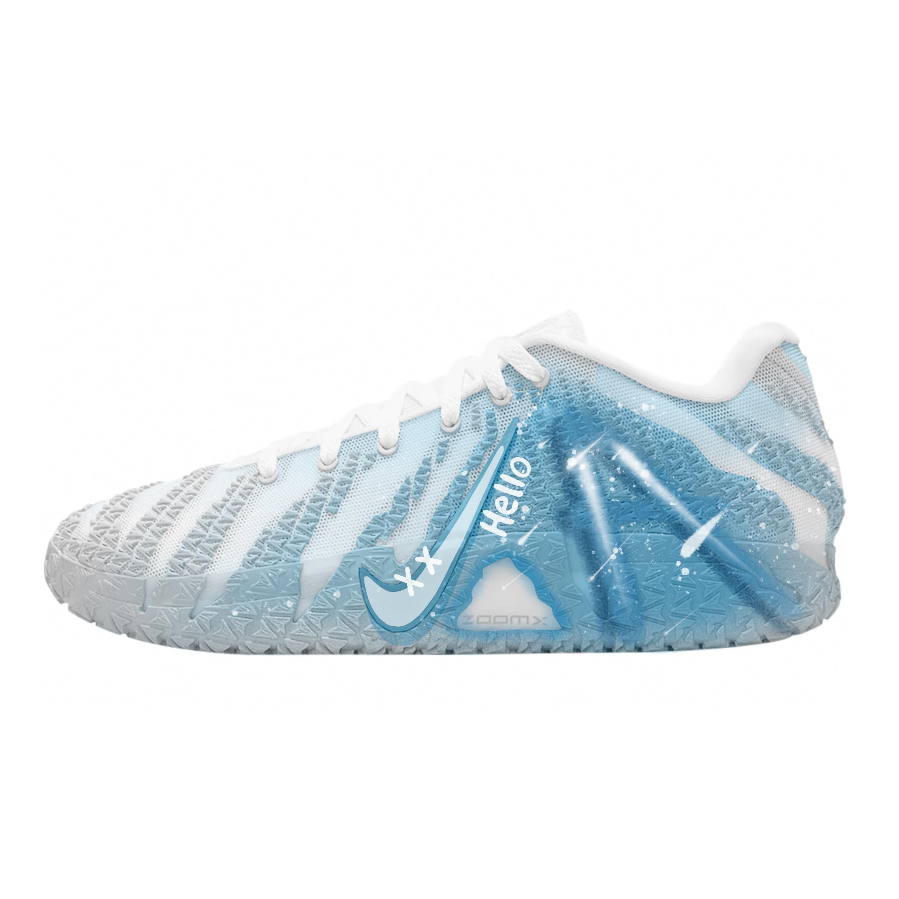 

Nike Ja Morant 3 Whispering Dusty Blue Abrasion Resistant Low top Basketball Shoes Men s Blue HF2794-101(Team434-) 46