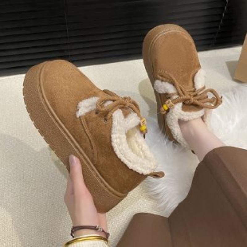 

Женские зимние теплые сноубутсы большого размера, с мягкой подкладкой, водонепроницаемые ботильоны, нескользящая уличная обувь, ботинки для хайкинга, альпинизма, спортивные ботинки 35 верблюд