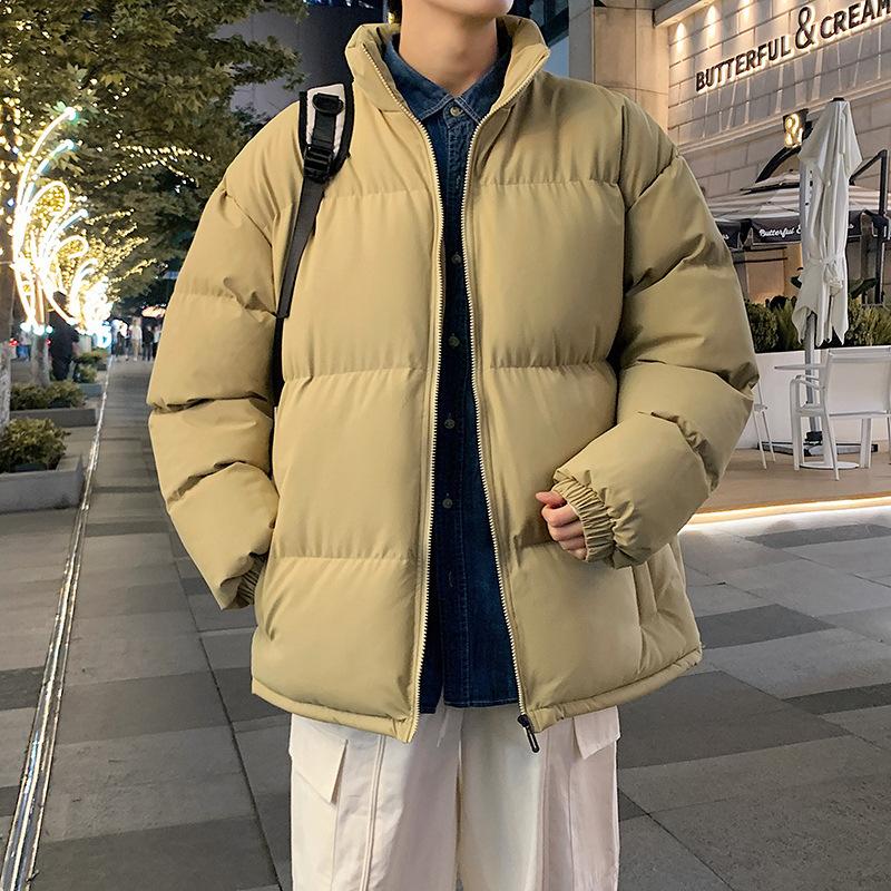 2025 Gradual Change of Cotton-padded Clothes Men's Winter New Trendy Brand Jinjiang Cotton-padded Clothes Thickened and Velvet Cotton-padded Jacket