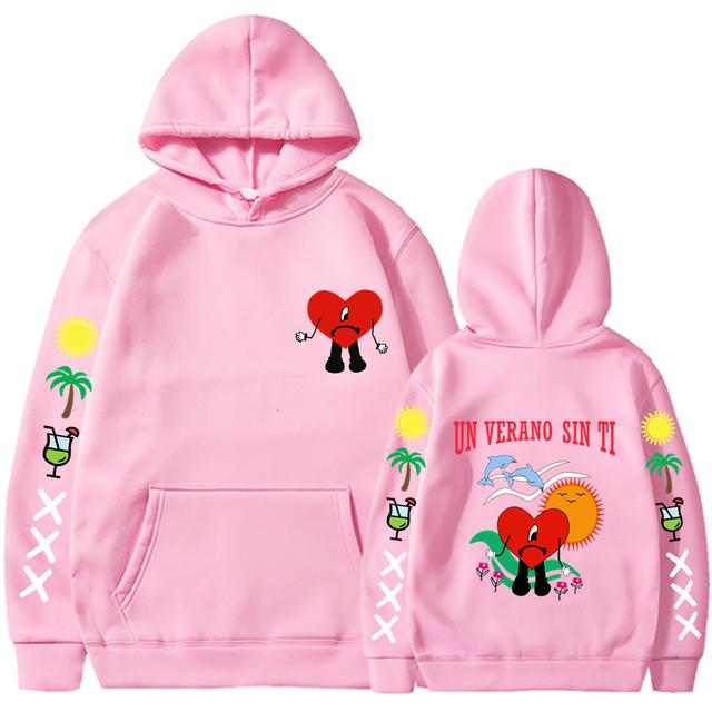 Un Verano Sin Ti Mikina Pánské Ženy Móda Bad Bunny Mikiny Dětské Hip Hop Mikiny Mikiny Mikiny s dlouhým rukávem Mikina s kapucí Dívčí kabáty