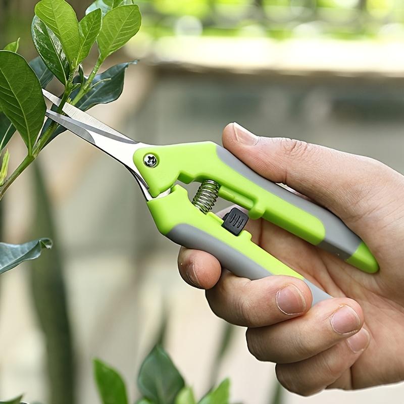 2ks sada zahradních nůžek z nerezové oceli – všestranné nástroje pro zahradnictví a péči o trávník pro zastřihování větví, ovoce a další