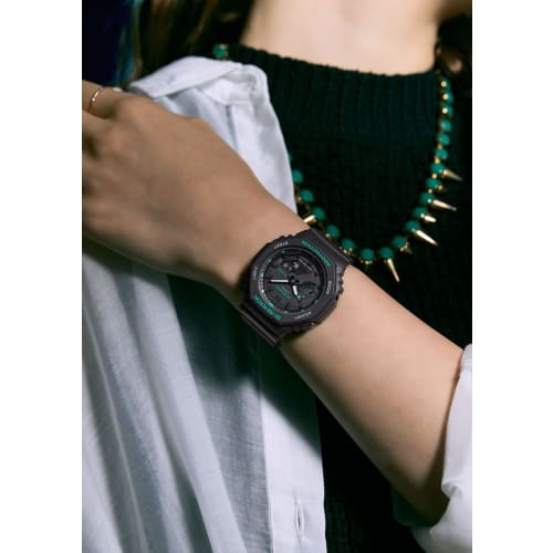 Casio Watch G-Shock Mid-size Model GMA-S2100GA-1AJF Black