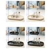 Stainless Steel Rod Desktop Storage Tray Space Saving Makeup Storage Display Stand  Skincare