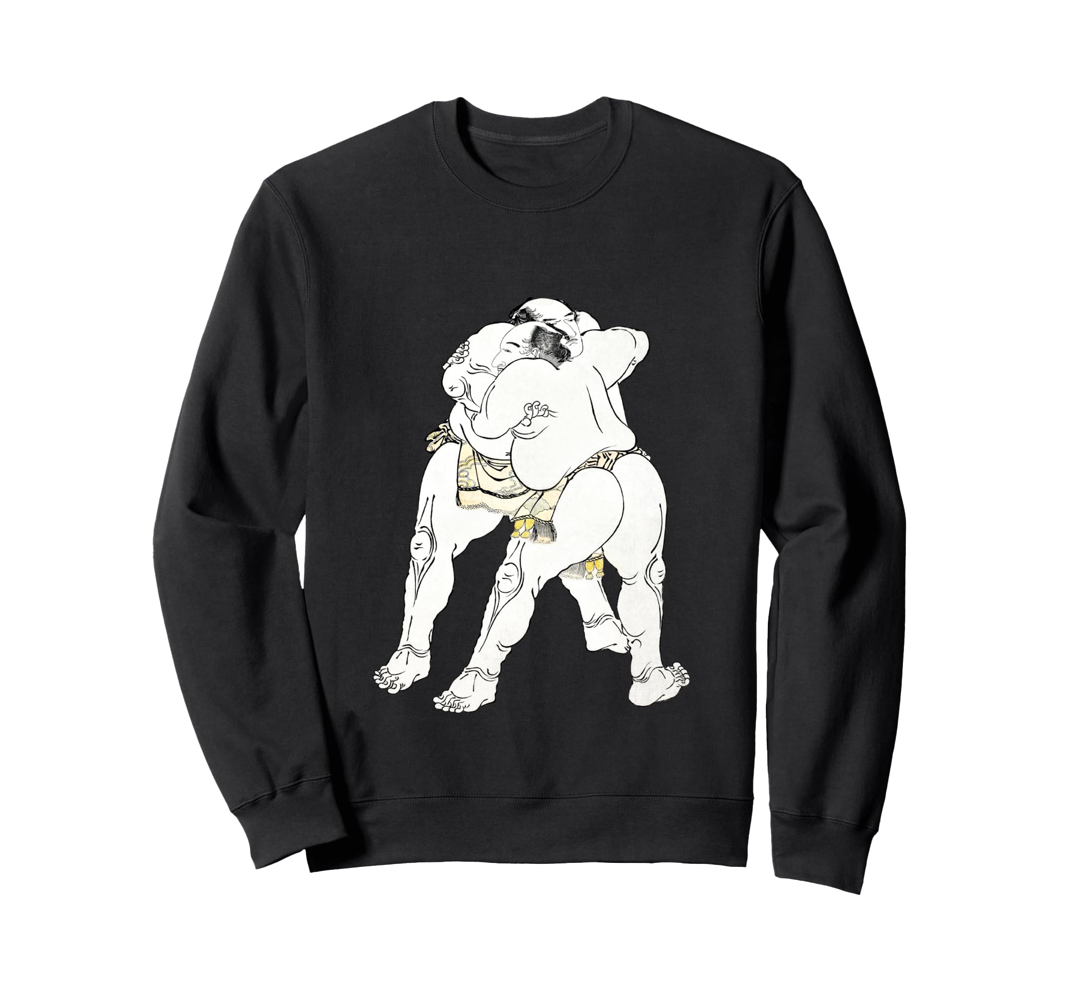 

Vintage sumo wrestler retro sumo sweatshirt чёрный