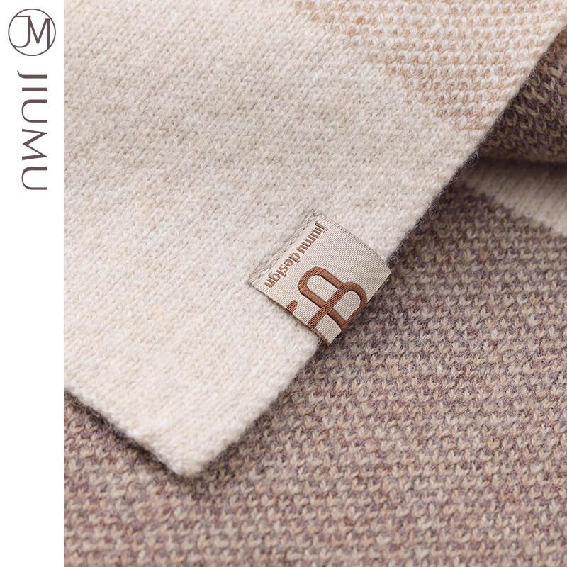 JIUMU (JIUMU) Pure Wool Scarf for Women, Autumn And Winter Ladies' Warm Neck Warmer, Birthday Christmas Gift for Girls, Gift Box Set