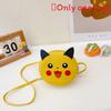 Mouse Animal Pikachu Print Single Shoulder Crossbody Bag For Gift Kids