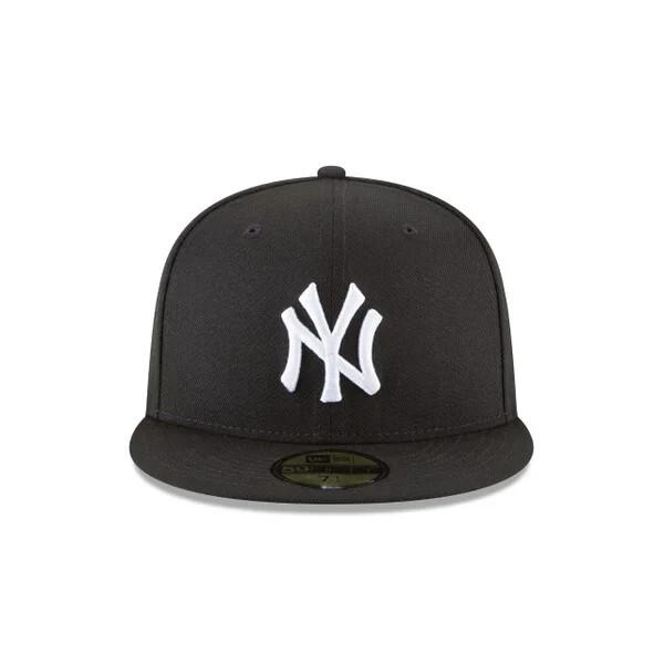 NEW ERA 59FIFTY 5950 MLB NY Black White 7