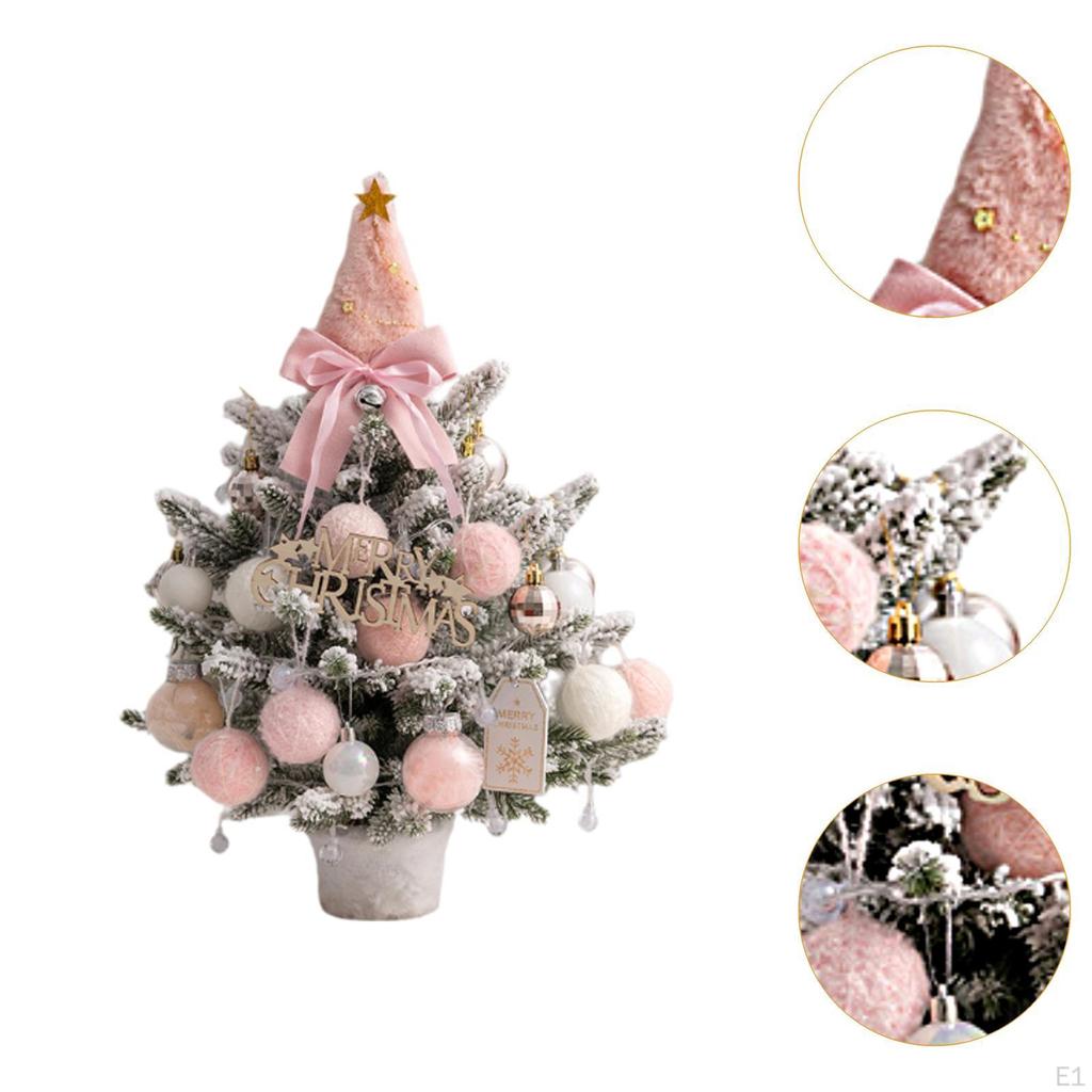 Mini Christmas Tree with Light Table Decoration for Living Room Porch Indoor