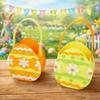 Cartoon Rabbit Egg Basket Cute Candy Gift Bag Multi-functional Easter Felt Basket  Easter Egg