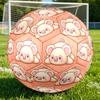1pc Koala Leaf Background Themed Soccer Ball, Size 5, Lightweight PVC Material, Outdoor Training Soccer Ball Gift. Q6228