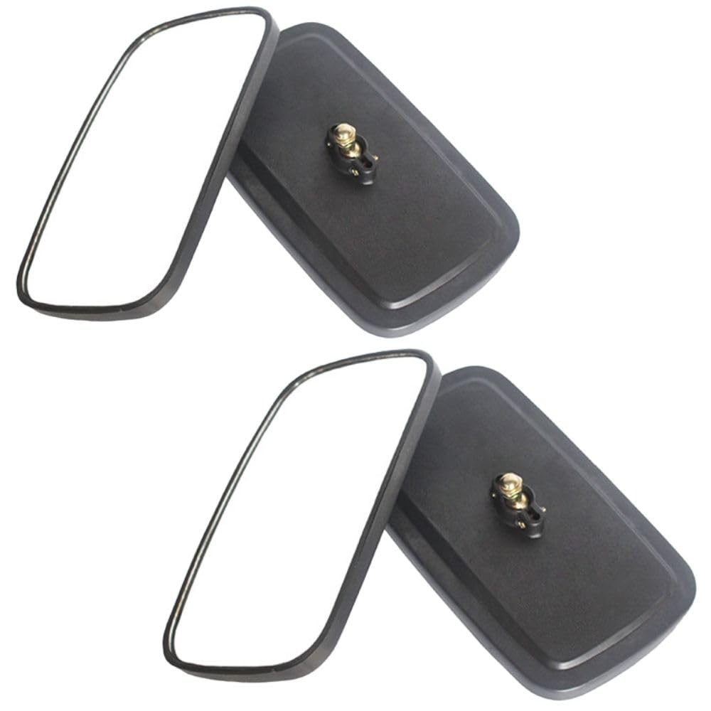 

PLEAVIT Forklift/Tractor Side Mirrors/Rearview Mirrors for Agricultural and Construction Equipment, Garages, Universal Fit, Large, 4 Pieces