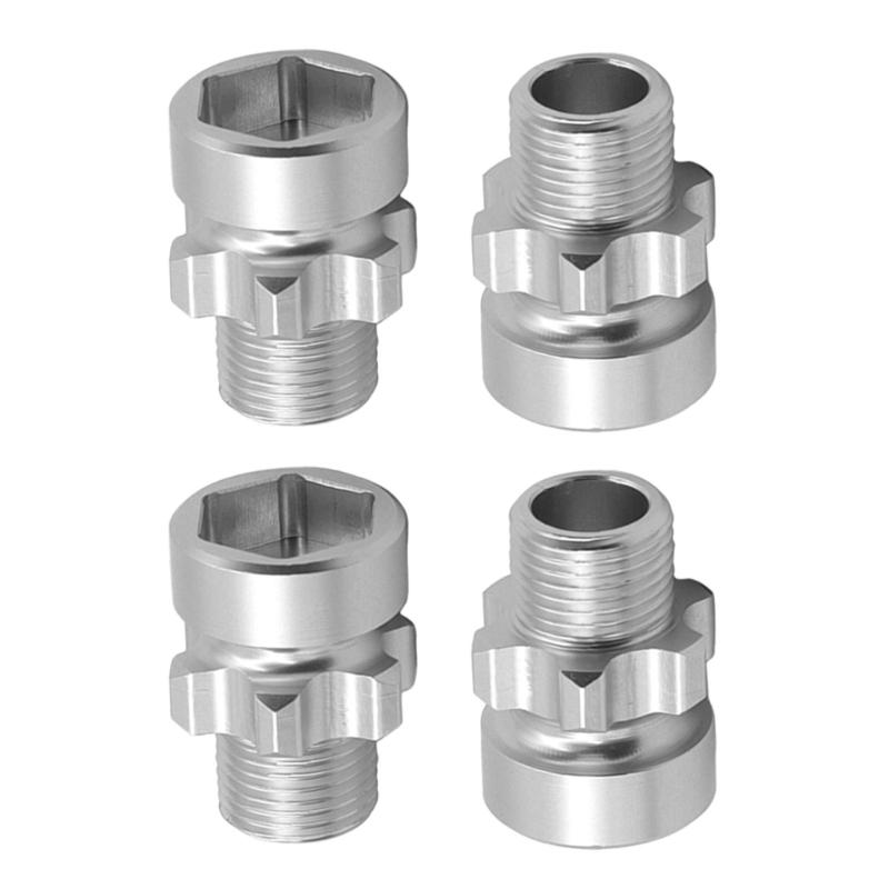 Simulated Car Metal Adapter Upgrades for 1/10 Remote Car for Truck Model Car Control Hub Upgrades 17mm Hub