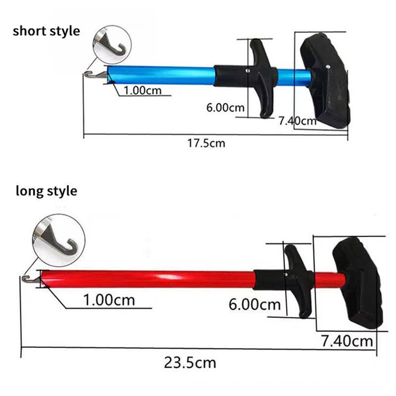1PC Fishing Hook Remover Aluminum Tube Ergonomic Design Detacher Tool for Safe Efficient Lure Release Angling