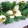 2.7m PVC Lighted Christmas Garland for Windows & Displays