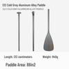 KOETSU Surf Paddleboard Dual-Use Aluminum Paddle: Single/Double Head Kayak & Paddleboard Paddle