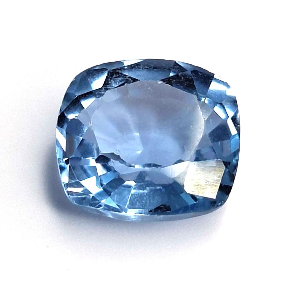 Certified Natural Sky Blue Aquamarine Cushion Cut 5-7 Ct Fabulous Gemstone
