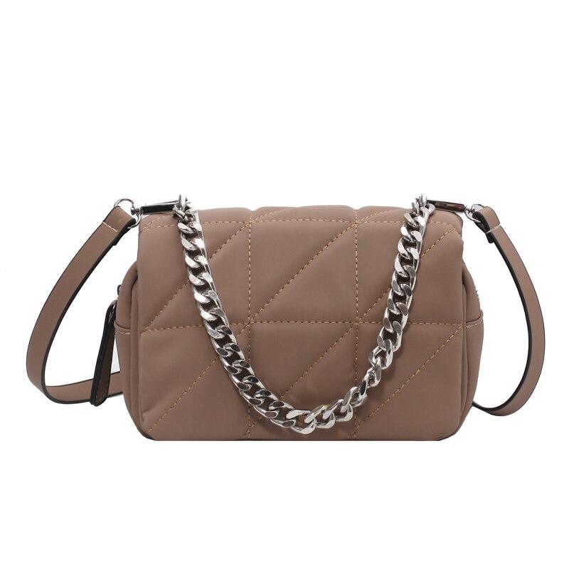 Fashion women casual leather chain shoulder largecapacity designer messenger bag Fashion women casual leather chain shoulder largecapacity designer messenger bag