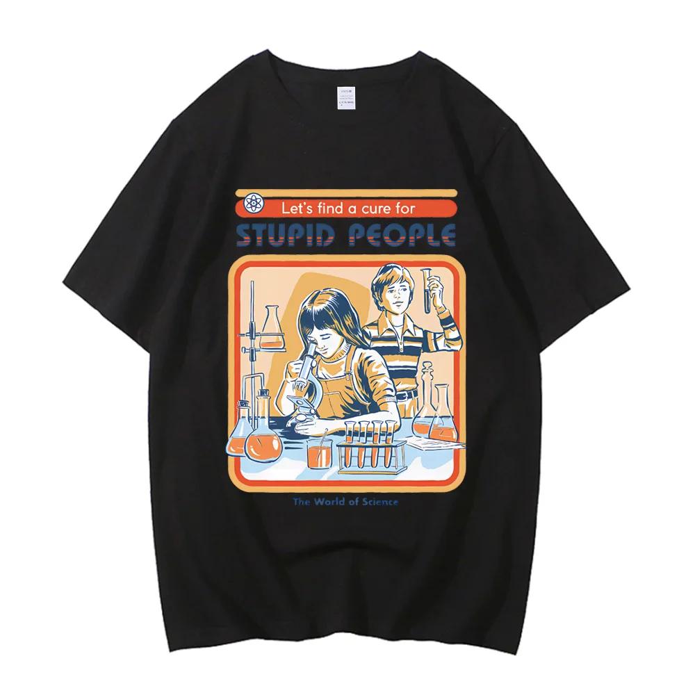 Men's Halloween-themed Element Pattern Printed 100% Pure Cotton Short-sleeved T-shirt, Casual High-quality Top