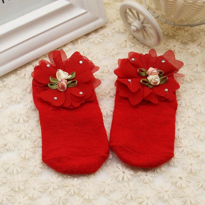 Kleinkinder Säuglinge Baumwolle Knöchel Schleife Socken Baby Mädchen Prinzessin Bowknot Socke Schuhe