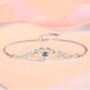 Korean Style Angel Wings Heart Bracelet for Women