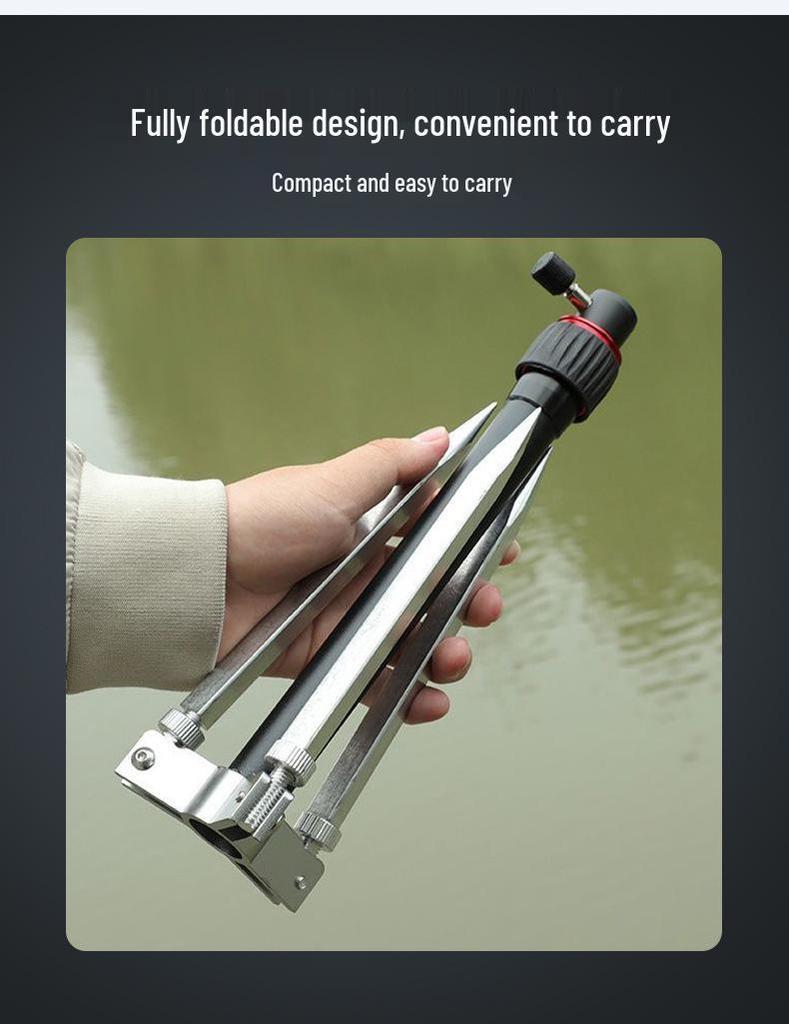 Wild Fishing 3-in-1 All-Terrain Rod Pod with Bait Tray and Ground Insert Bracket