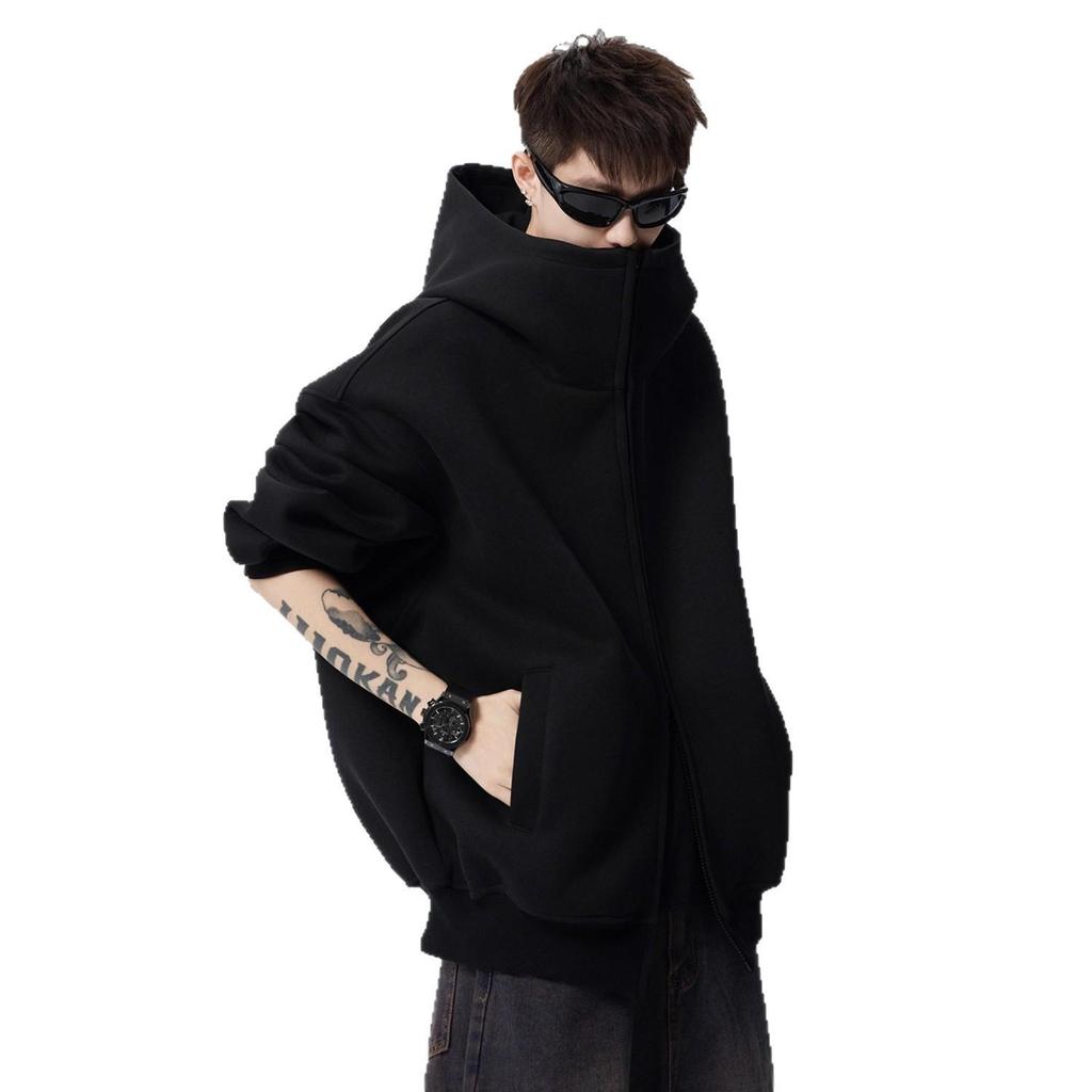 Vintage Quick-Return Unisex Loose Fit Zipper Hoodie Sweatshirt