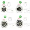 LED Underground Light 5W 10W 12W Floor Lamp Outdoor Ground Garden Square Path Buried Yard Spot Landscape IP68 AC85-265V DC12V