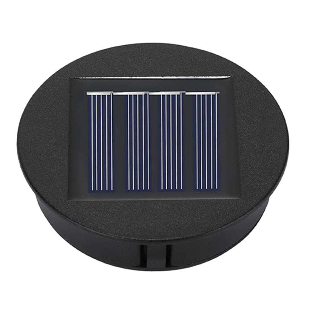 

1-4PCS 8CM Solar Light Replacement Top 1.2V Waterproof LED Solar Panel Lantern Lid Light Solar Lantern Top Outdoor Decor Garden