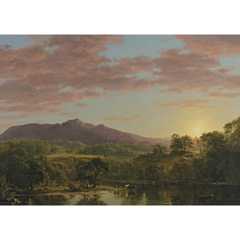 Vintage Field Country Landscape Painting Posters and Prints Canvas Printing Wall Art Picture for Living Room Home Decoration