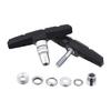 2 Pair Mountain Bike Brake V Brake Pad Cycling Brake Mount Pad Shoe Block Bike Wheel Brake Pad with Bend Pipe &  Sleeve