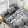 Winterbettwäsche-Set aus Korallenfleece: Plüsch Flanell Bettbezug & Bettlaken (3-teilig)