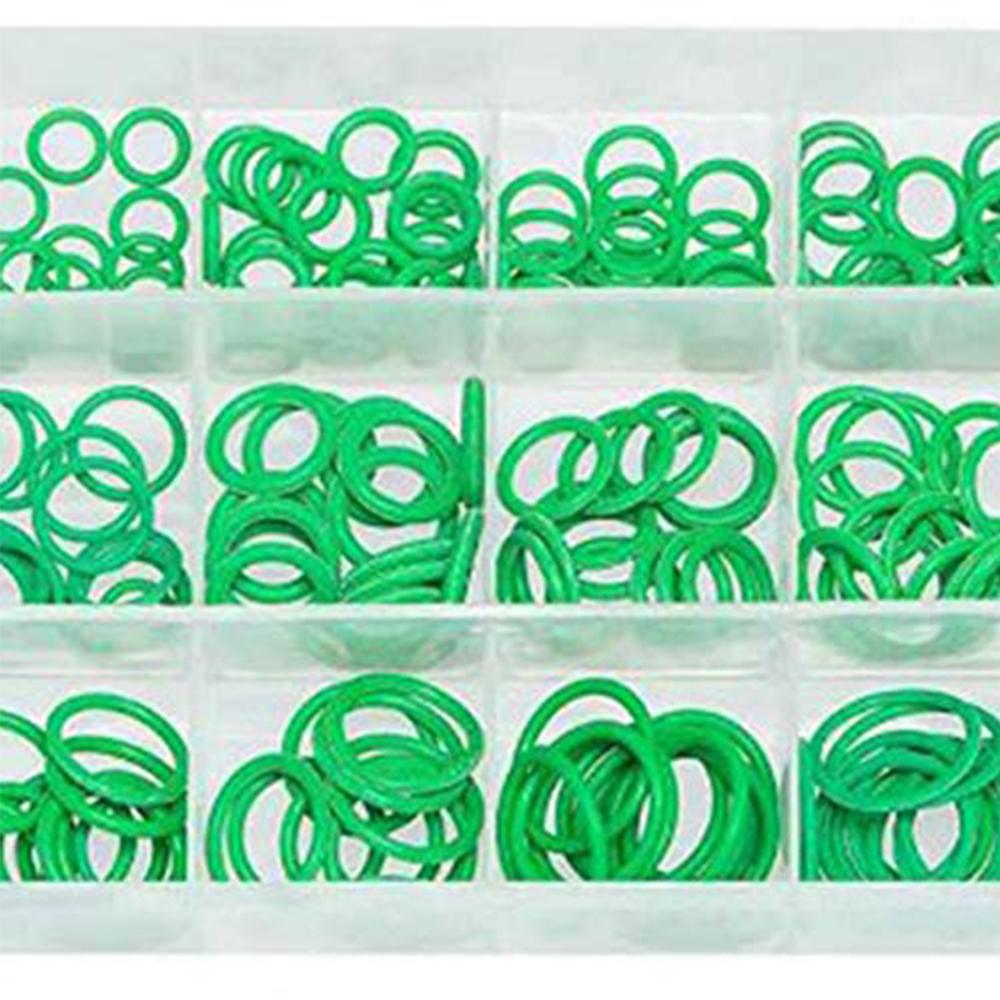 530Pcs F12-NBR R134a-HNBR A/C Rubber O-Ring Car Auto Vehicle Repair Air Conditioning Compressor Seals Assortment Kit 18 Sizes