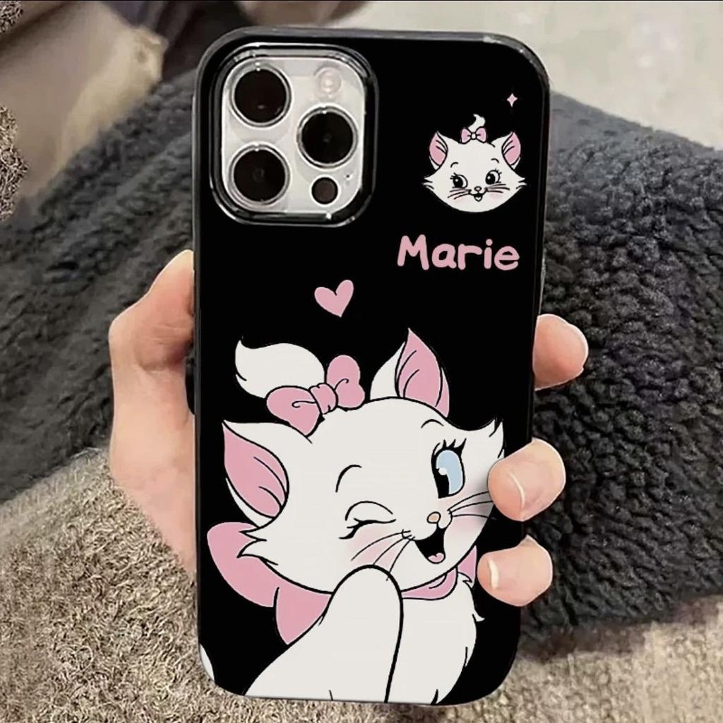 Wink Mary cat for iPhone15/14 mobile phone case cartoon apple 13/12/16 promax women's soft