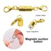 12pcs New Gold & Silver Magnet Connector Clasp Lobster Clasp DIY Clasps Jewelry Clasps Couple Necklaces