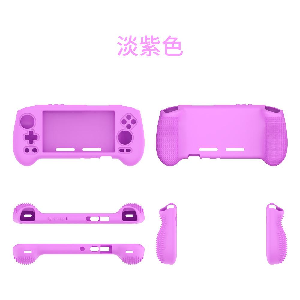 For ANBERNIC RG556 Protective Case Retro Handheld Silicone Case Game Console Anti-shock Case Handle Protective Cover
