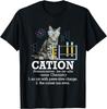 Cation Funny Chemistry Humor Science Teacher Cat Pun Gift Unisex T-Shirt
